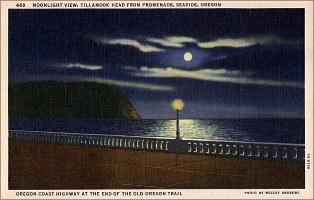 Seaside, Oregon Postcard c1946