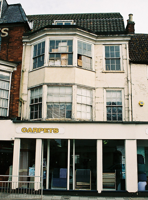 Decaying Georgian House, Great Yarmouth, Norfolk