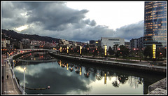 Amanece en Bilbao