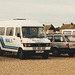 Neal's Travel mini-coaches at Isleham - 27 Dec 1994 (249-22)