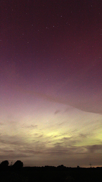 Polar light over Kapellenmoor