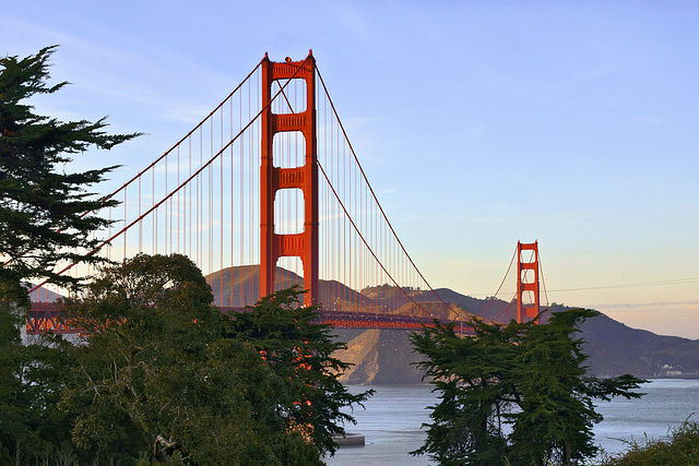 A Last Look – Viewed from Fort Point, Presidio, San Francisco, California