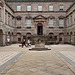 Entrance - cloisters and courtyard, Lyme Park.