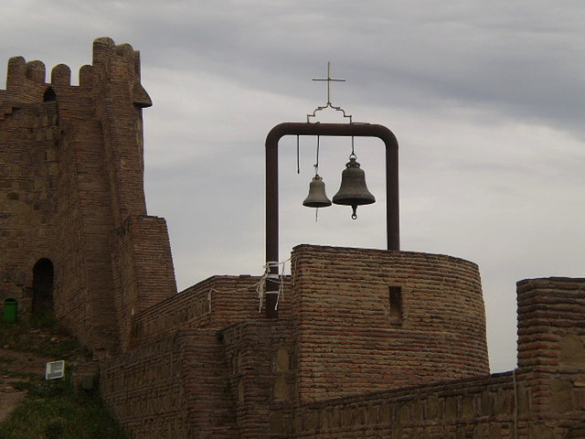 Walls of Narikala Fortress.