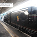 44871 from the tender end on Sussex Belle tour at Eastbourne 6 12 2023