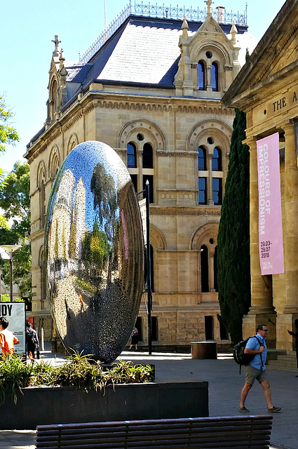 Sculpture outside the Art Gallery