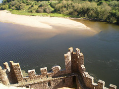 Almourol Castle and River Tagus.