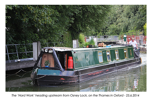 Hard Work Osney Lock Oxford 25 6 2014