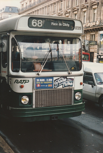 RATP (Paris) 8329 - 28 Apr 1992