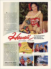 Hawaii Visitors Bureau Ad, 1956