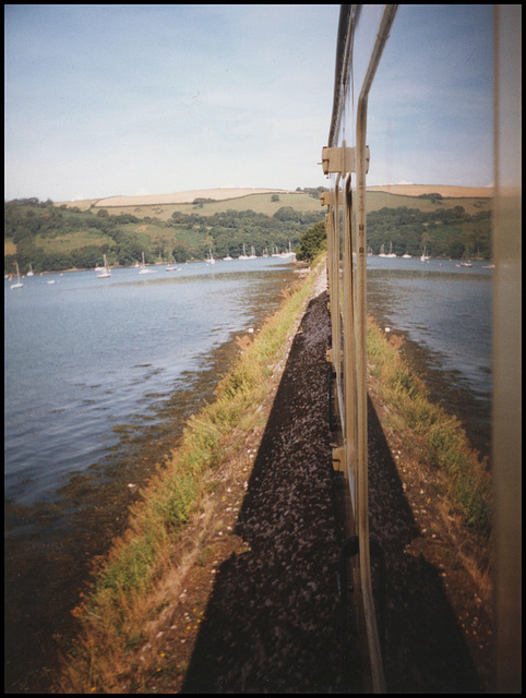 train by the River Dart