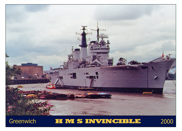 HMS Invincible Greenwich 2000