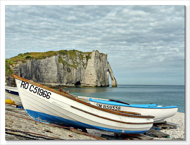 Barche a Etretat