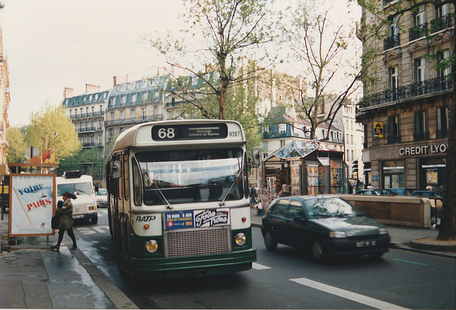 RATP (Paris) 8327 - 30 Apr 1992