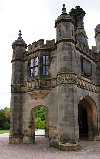 Entrance Facade, Ilam Hall, Staffordshire