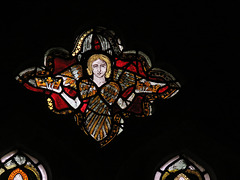 urchfont church, wilts partly c14 glass