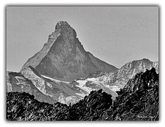 Matterhorn aufgenommen auf dem Eggishorn  bei Fiesch