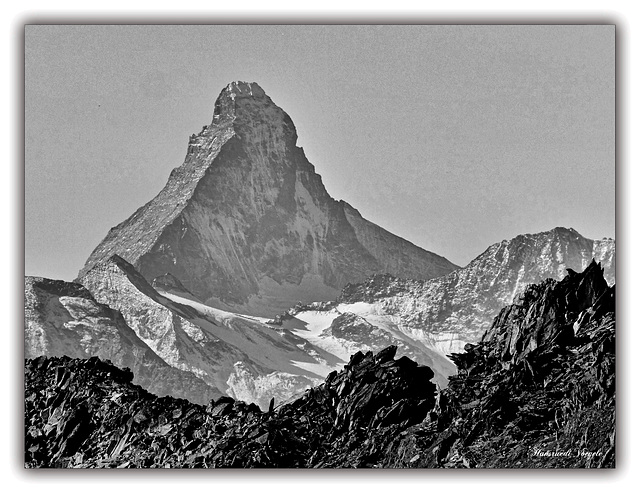 Matterhorn aufgenommen auf dem Eggishorn  bei Fiesch