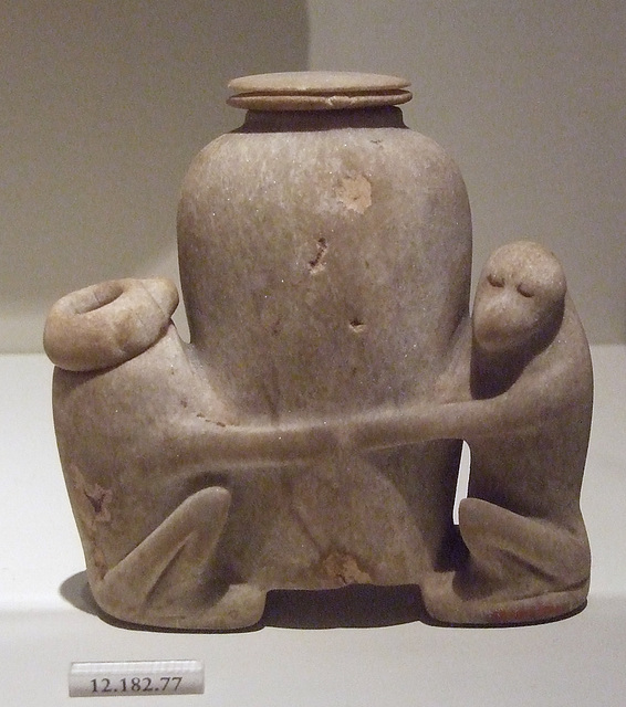Double Ointment Vase with 2 Monkeys and a Lid in the Metropolitan Museum of Art, May 2011