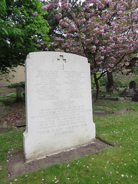 kensington hanwell cemetery, ealing, london