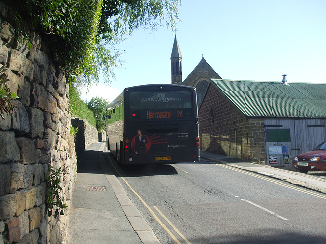 DSCF1389  Transdev Harrogate and District YK04 JYP in Pateley Bridge - 28 Aug 2015