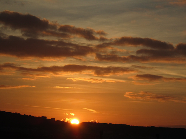 On of the lovely west country sunsets