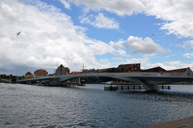 Spaziergang an der Promenade in Kopenhagen