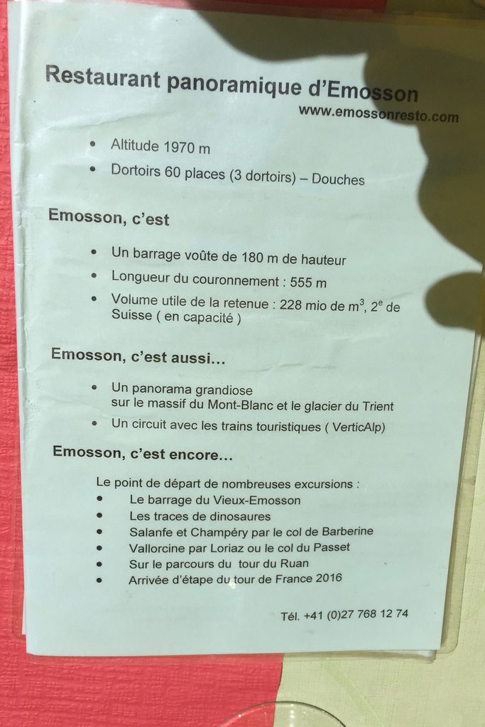 Barrage d'Emosson, Valais