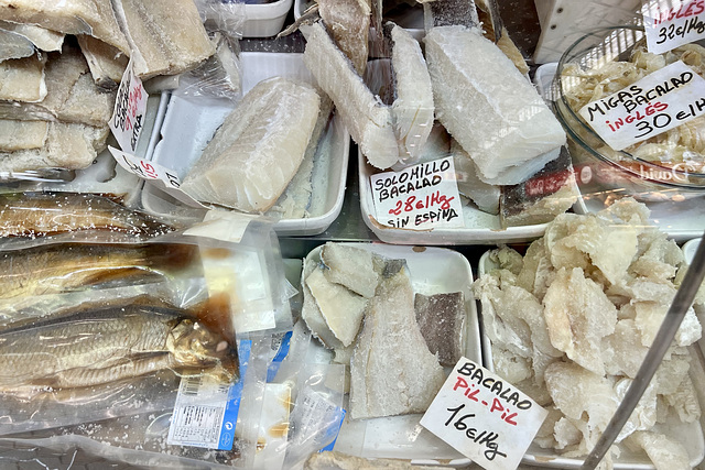 Valencia 2022 – Mercat Central – Bacalao