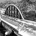 Kettle Cove bridge in snow