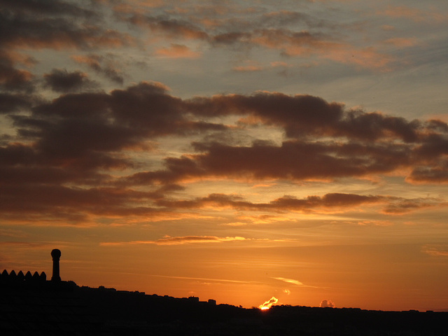 The colours are amazing in the sunset