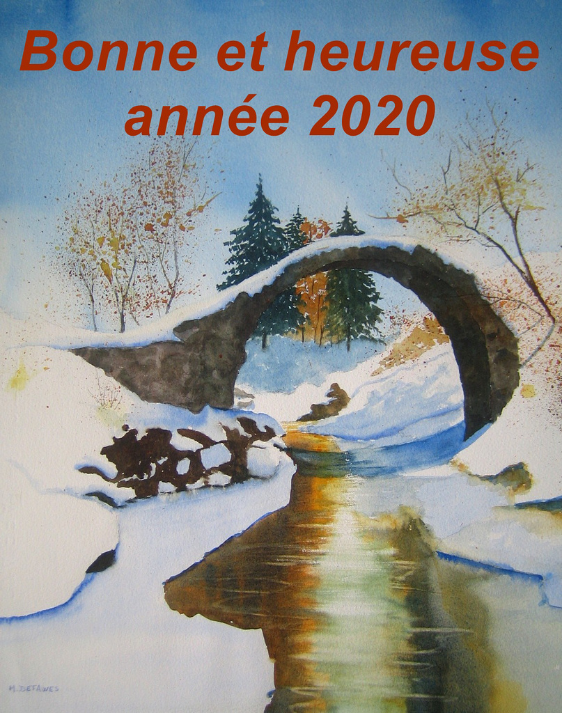 Excellente année à tous et toutes