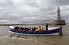 WR (HVRR) - rowing past Roker pier