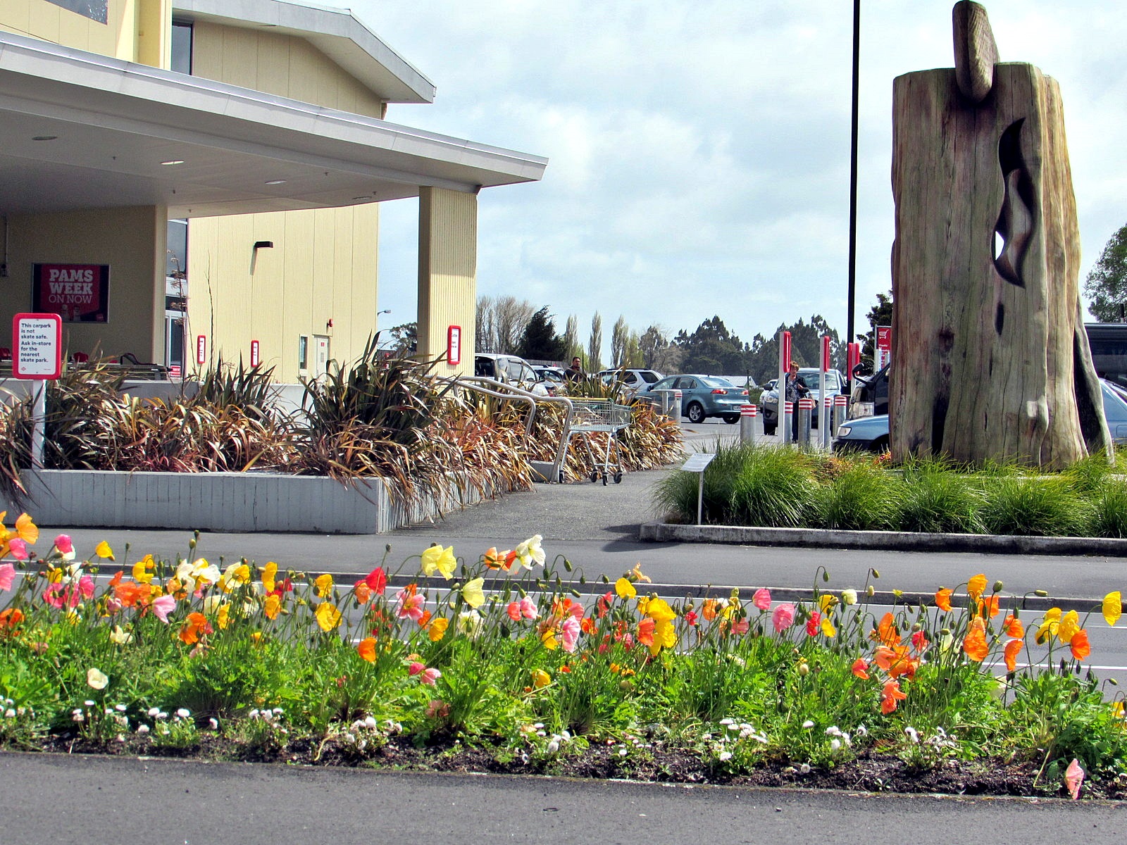 Supermarket Entrance.