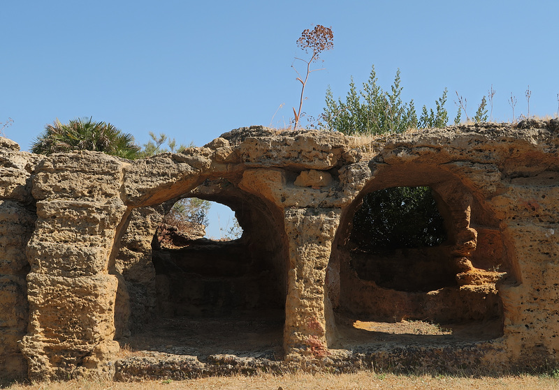 Greek fortifications with later Christian tombs