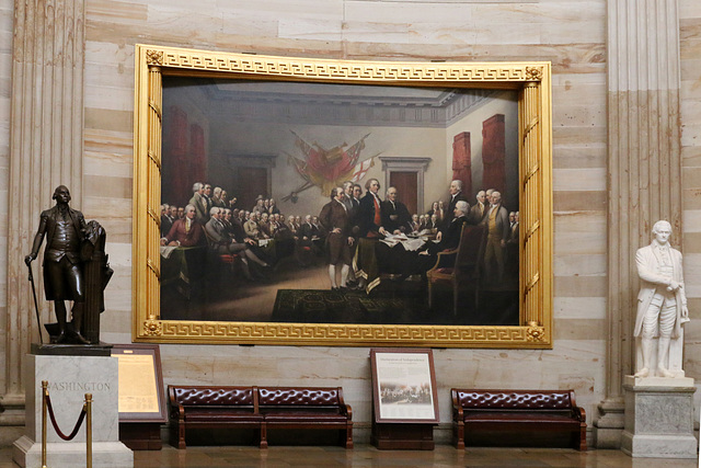 Moments of history - paintings in the rotunda