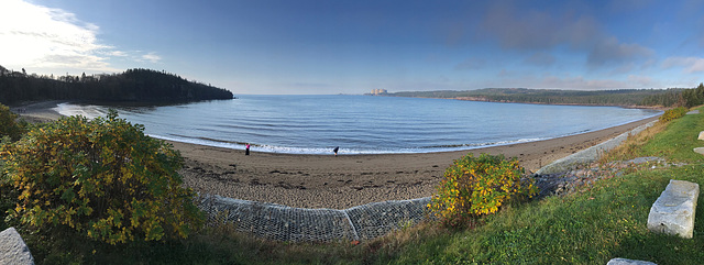 A bay in the Bay of Fundy