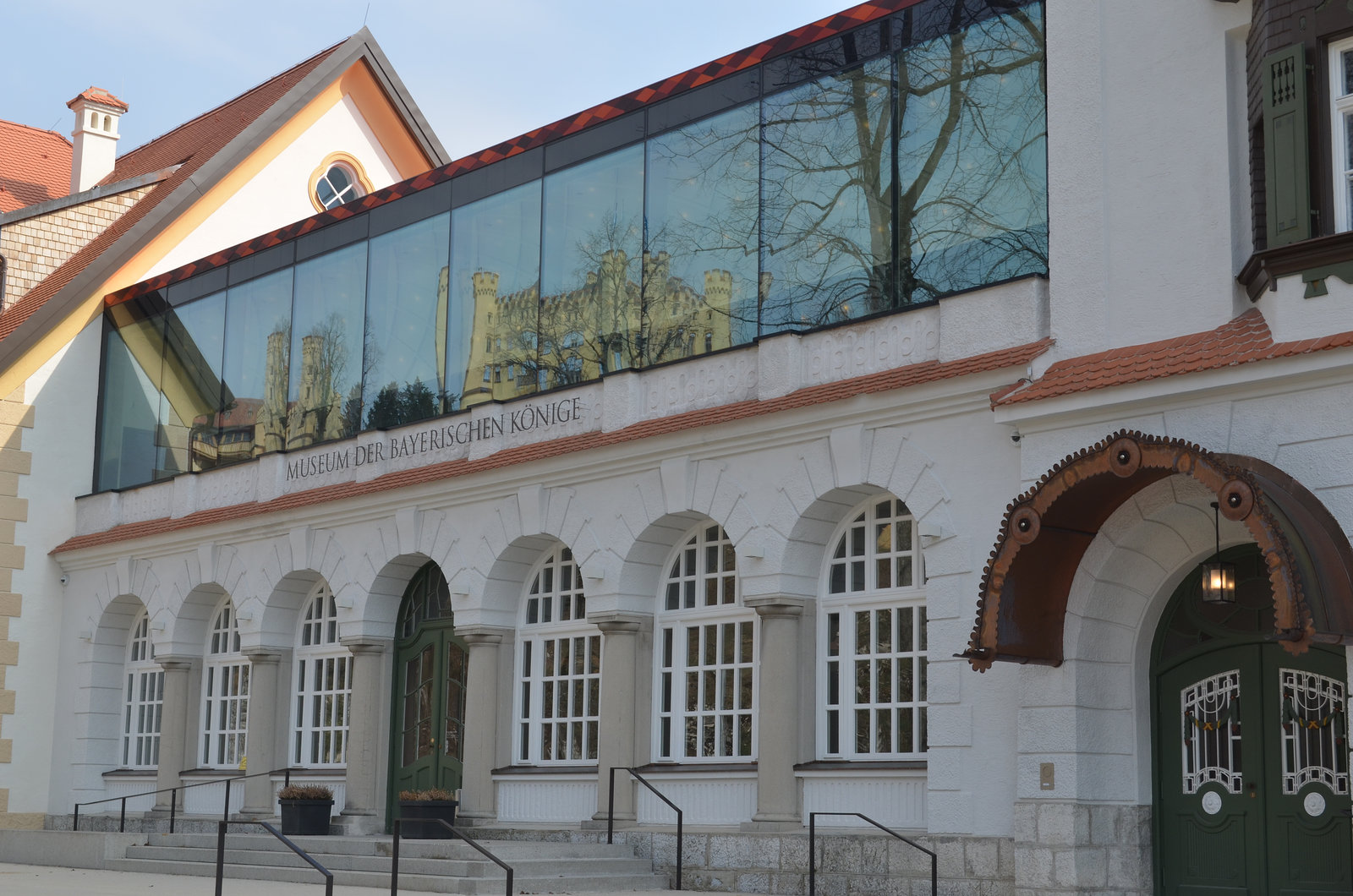 Museum of the Bavarian Kings and Hohenschwangau Castle in Reflection