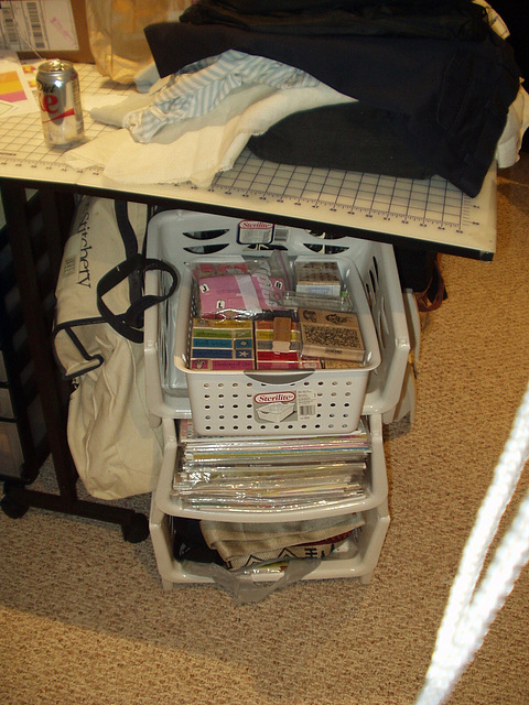 3 - filled with bin of stamps