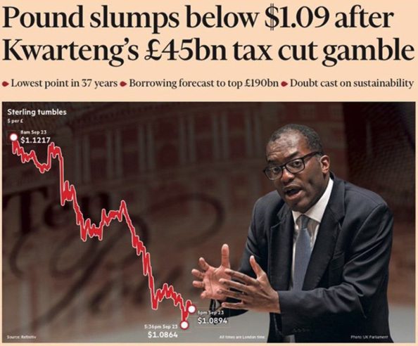 CoLC - Kwarteng & Truss almost kill Sterling {Sept2022}