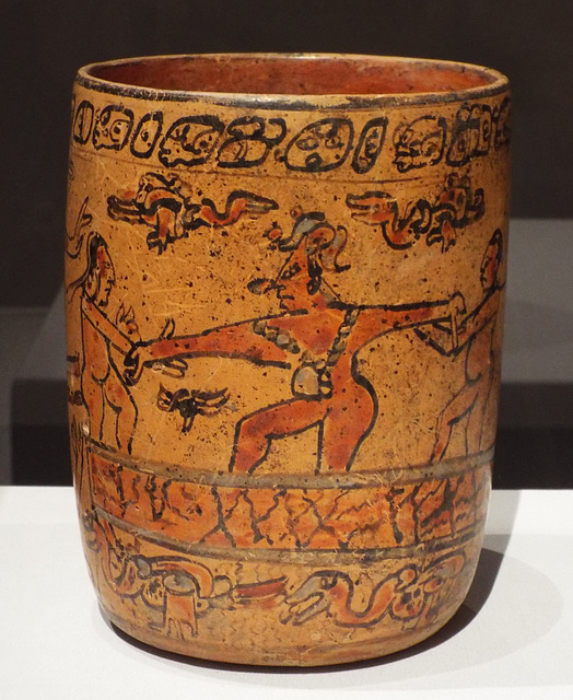 Maya Vessel with the Maize God and a Mythological Scene in the Metropolitan Museum of Art, December 2022