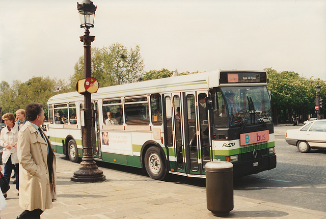 RATP (Paris) 3829 - 1 May 1992