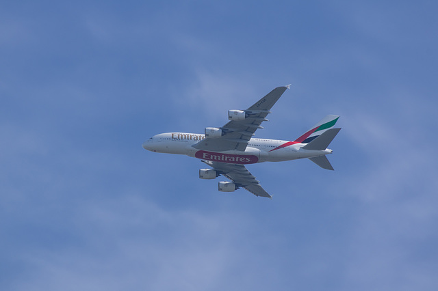 A380 From Cown Edge  Easter Saturday