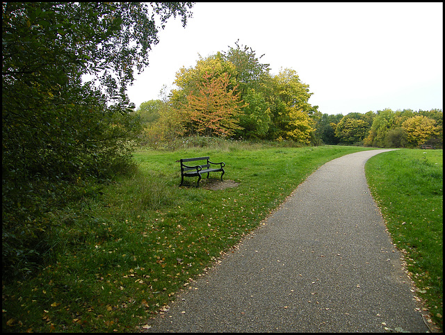 seat in the nature reserve