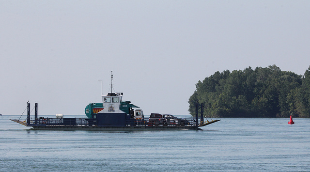 garbage day on Bois Blanc Island