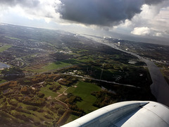 Approaching London City Airport