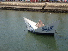 Like a paper boat...