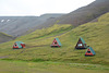 Iceland, Cottages of Highland Base at Kerlingarfjöll