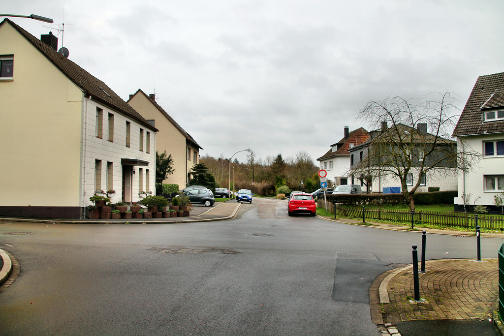 Kreuzung Menkenstraße/Hevener Straße (Witten-Heven) / 7.12.2019