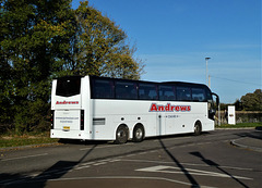 Andrews Coaches P60 MBC (FJ07 AEA) at the Mildenhall Hub/MCA - 1 Nov 2021 (P1090795)